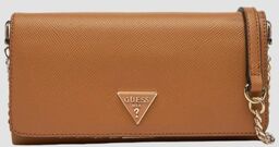 GUESS Brązowy portfel na łańcuszku Noelle II Mini
