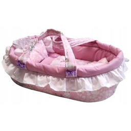 Nosidełko dla lalki lalek +pościel z falbanką