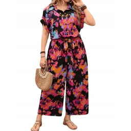 SHEIN PLUS SIZE KOMBINEZON WIELOKOLOROWY 48 ŁGJ
