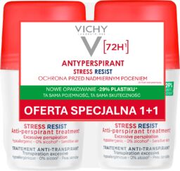 Vichy Stress Resist, antyperspirant roll-on, intensywna kuracja przeciw