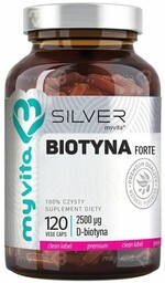 Biotyna Forte 2500 mcg, MyVita SILVER PURE, 120