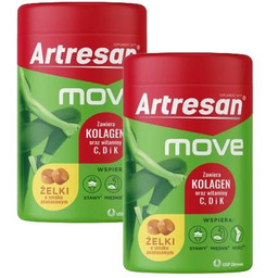 Zestaw Artresan Move żelki o smaku ananasowym, 2