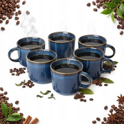 Kubki Do Kawy Herbaty Kubek Zestaw 6 Sztuk