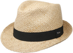 Kapelusz z Rafii Mantigo Trilby by Lipodo, naturalny,