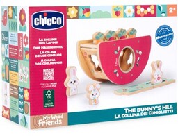 CHICCO Zabawka My Wood Friends Drewniane wzgórze króliczków