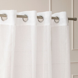 Markizeta Firanka gotowa haftowana w kwiaty 3D