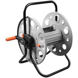 Stojak na wąż ogrodowy metalowy do 100 m