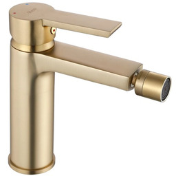 Złota szczotkowana bateria bidetowa Argus Rea Gold Brush