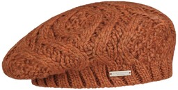 Beret z Dzianiny Salvirola by Seeberger, rdzawy, One