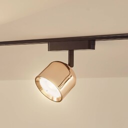 Spot LED Lindby 48 V Lumaro, różowe złoto,