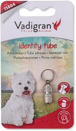 Nobby Zawieszka adresowa w kolorze chromu 22 mm