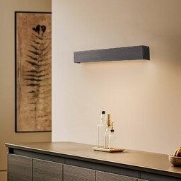 Kinkiet LED Straight S Nowodvorski Lighting, czarny, salon