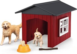 schleich 42722 Buda dla psa z golden retrieverem,
