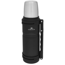 GERLACH Termos Assist Czarno-srebrny 1200 ml