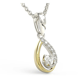Wisiorek złoty z cyrkoniami Swarovski BPW-80BZ-C