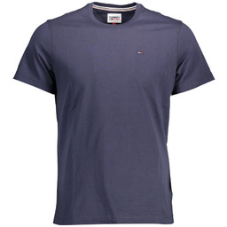 NIEBIESKI T-SHIRT MĘSKI Z KRÓTKIM RĘKAWEM TOMMY HILFIGER