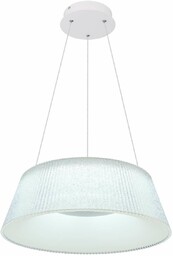 LAMPA wisząca CROTONE 48801CH-45 Globo plisowana OPRAWA zwis