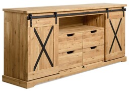 Komoda Dębowa Loftowa X-oak nr 4