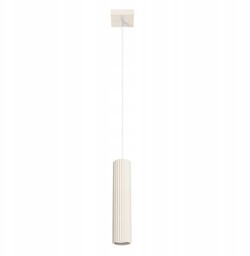Sollux Lampa wisząca Karbon 1 beżowy SL.1592