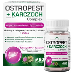 DOMOWA APTECZKA Suplement na trawienie Ostropest + Karczoch