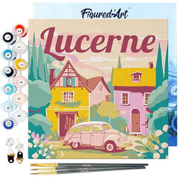 Figured''Art Mini malowanie według numerów dla dorosłych 20x20cm