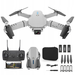 Dron E88 Pro z 3 bateriami i torbą