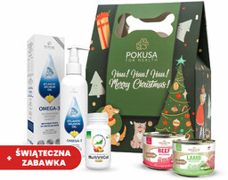 POKUSA Zestaw świąteczny dla kota