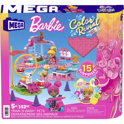 MEGA Barbie Color Reveal Trening i pielęgnacja zwierzątek,