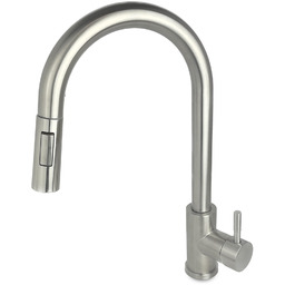 AFINO Bateria kuchenna z wyciąganą wylewką INOX