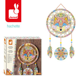 Zestaw kreatywny Przeplatanka 3D String art Świecący łapacz