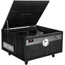 Victrola Century Signature+ 6-in-1 VTA-830SB-BLK-INT Manualny Napęd paskowy