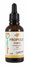 Propolis Bezalkoholowy 10% krople, MyVita, 50 ml