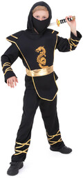 Kostium Wojownik Ninja czarny - 1 szt.