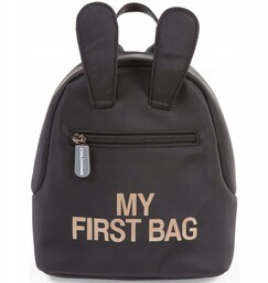 Childhome Plecak dziecięcy My First Bag Czarny