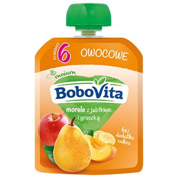 BoboVita Mus morele, jabłko, gruszka - 80g