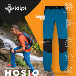 KILPI Spodnie oudorowe HOSIO-M męskie niebieskie
