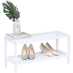 Relaxdays Regał na buty, 2 poziomy, 6 par