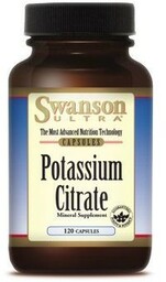 Swanson Cytrynian Potasu 120kaps