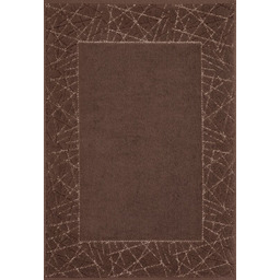 Eurofirany Dywanik łazienkowy 50x70 Nika brązowy bawełniany 700