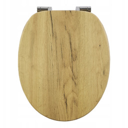 Deska Sedesowa do Wc Wolnoopadająca Uniwersalna Mdf Drewno