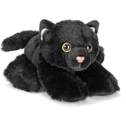 Maskotka dla dzieci czarny kotek 19 cm Hug''ems