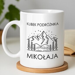 Kubek z nadrukiem dla podróżnika