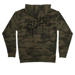 bluza CREATURE - Logo Outline Drip Zip Hooded