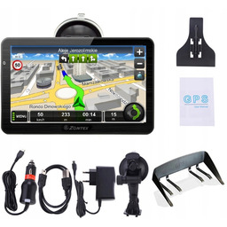 Nawigacja Gps Zontex 7010 dla Ciężarówek i Samochodów