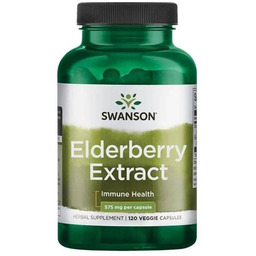 Suplement diety, Swanson, Czarny Bez ekstrakt, 120 kaps.