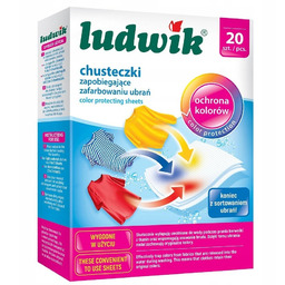 Chusteczki do prania wyłapujące kolor Ludwik 20szt