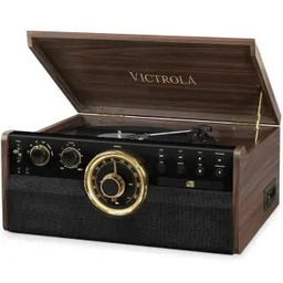 Victrola VTA-270B-ESP-INT Półautomatyczny Napęd paskowy Bluetooth Brązowy Gramofon