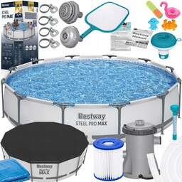 Basen Stelażowy Ogrodowy Bestway 56416 366x76 CM Duży