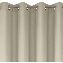 EUROFIRANY Zasłona Rita 140 x 250 cm Ciemnobeżowy