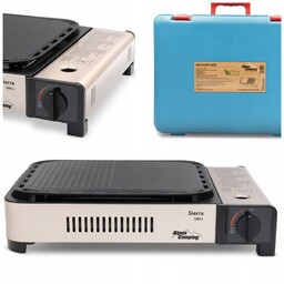 GRILL GAZOWY TURYSTYCZNY SIERRA PRZENOŚNY NA KARTUSZE GAZOWE